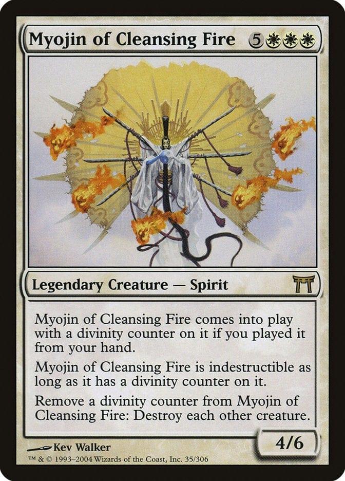 Magic: The Gathering MTG Single Myojin of Cleansing Fire [Champions of Kamigawa]