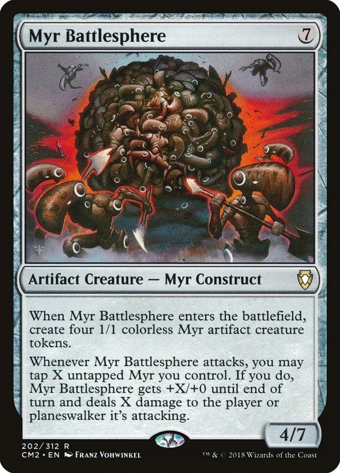 Magic: The Gathering MTG Single Myr Battlesphere [Commander Anthology Volume II]