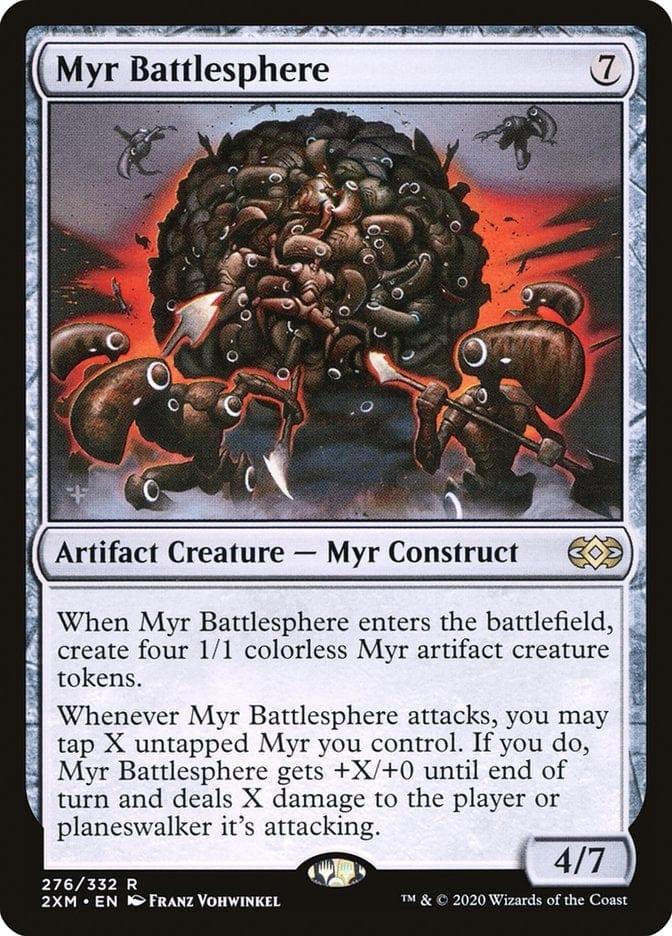 Magic: The Gathering MTG Single Myr Battlesphere [Double Masters]