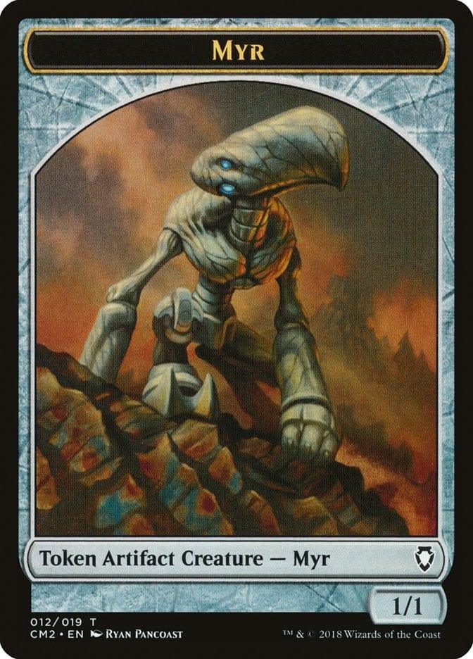 Magic: The Gathering MTG Single Myr [Commander Anthology Volume II Tokens]