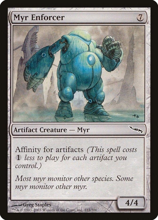 Magic: The Gathering MTG Single Myr Enforcer [Mirrodin]