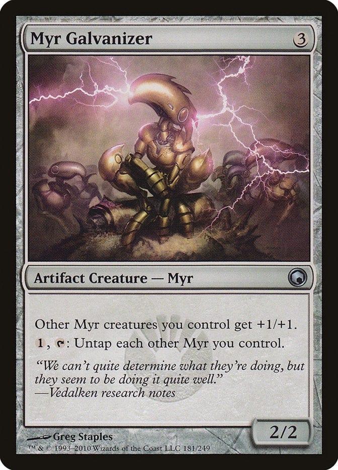 Magic: The Gathering MTG Single Myr Galvanizer [Scars of Mirrodin]