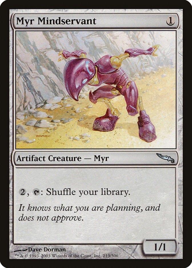 Magic: The Gathering MTG Single Myr Mindservant [Mirrodin]