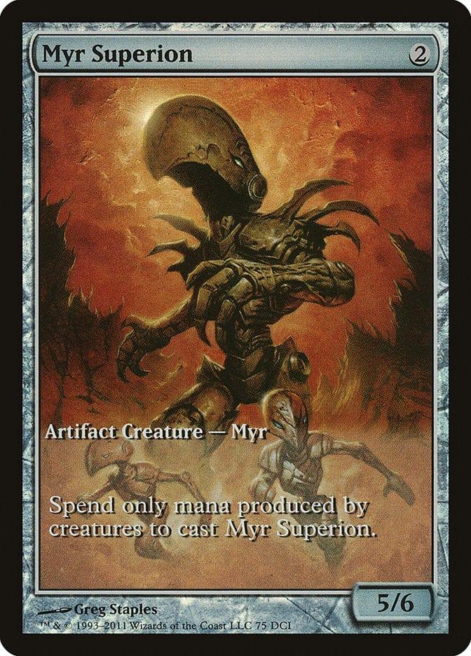 Magic: The Gathering MTG Single Myr Superion (Game Day) (Extended) [New Phyrexia Promos]