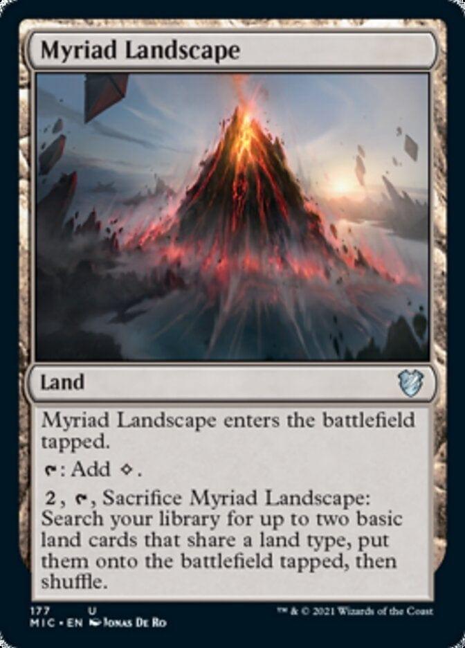 Magic: The Gathering MTG Single Myriad Landscape [Innistrad: Midnight Hunt Commander]