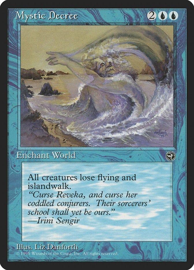 Magic: The Gathering MTG Single Mystic Decree [Homelands]