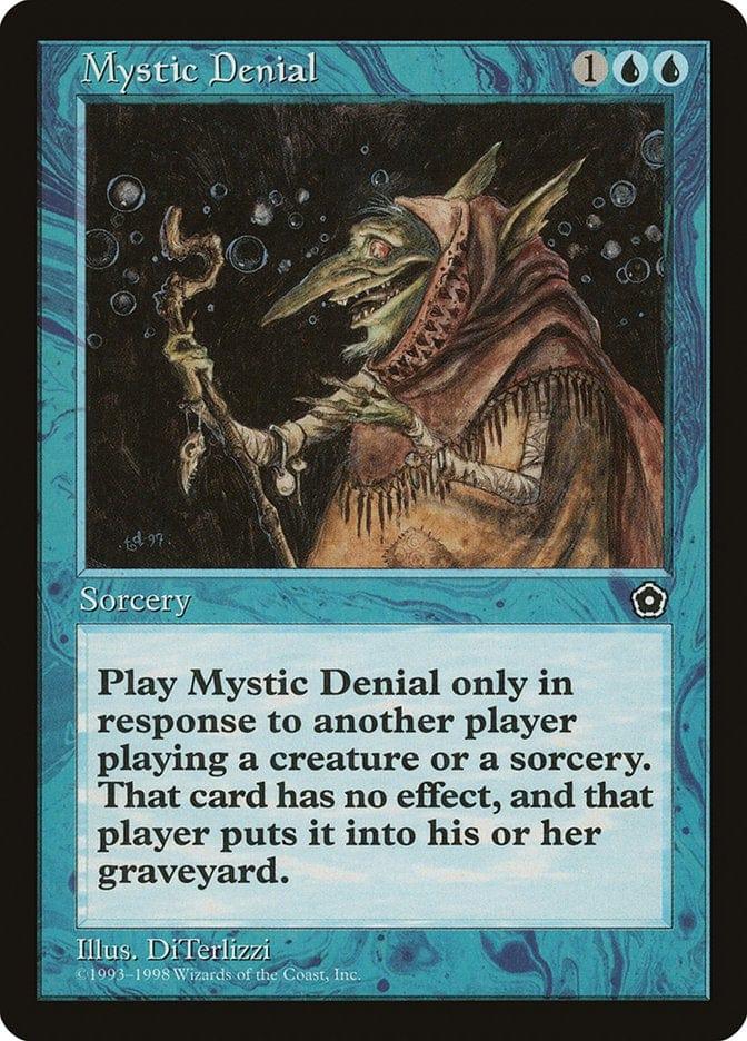Magic: The Gathering MTG Single Mystic Denial [Portal Second Age]