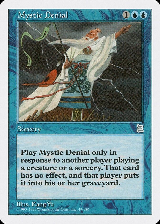 Magic: The Gathering MTG Single Mystic Denial [Portal Three Kingdoms]