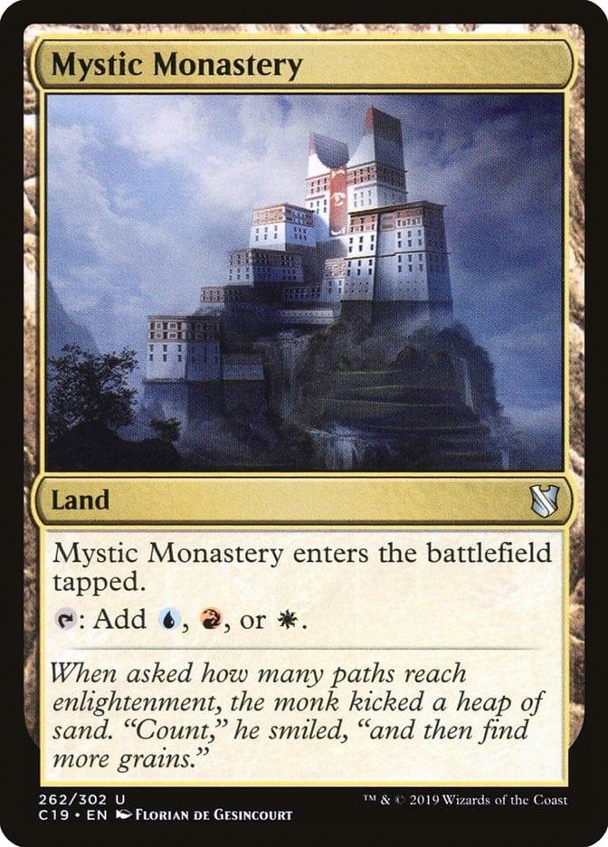 Magic: The Gathering MTG Single Mystic Monastery [Commander 2019]