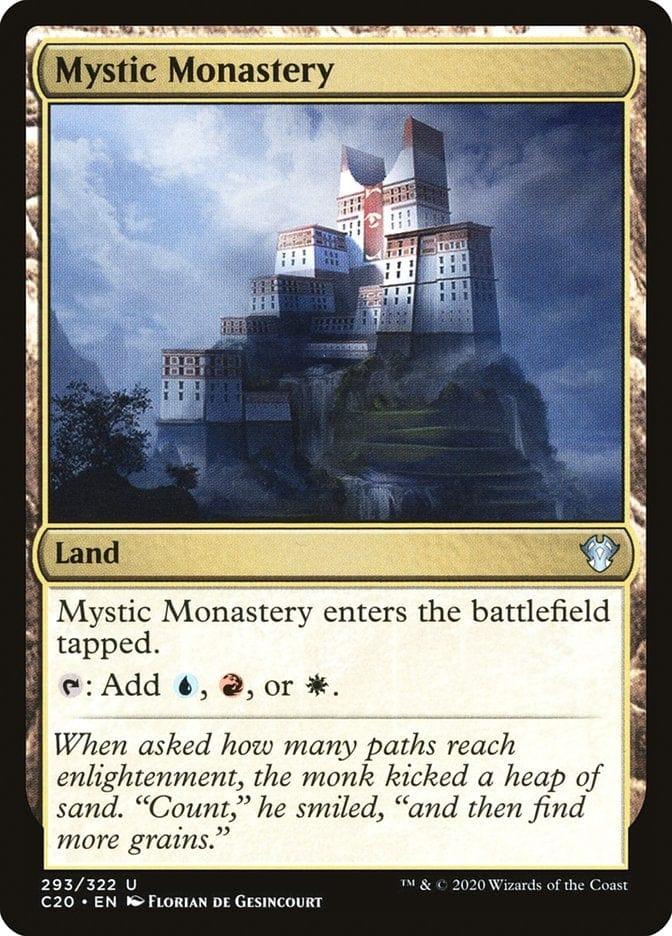 Magic: The Gathering MTG Single Mystic Monastery [Commander 2020]