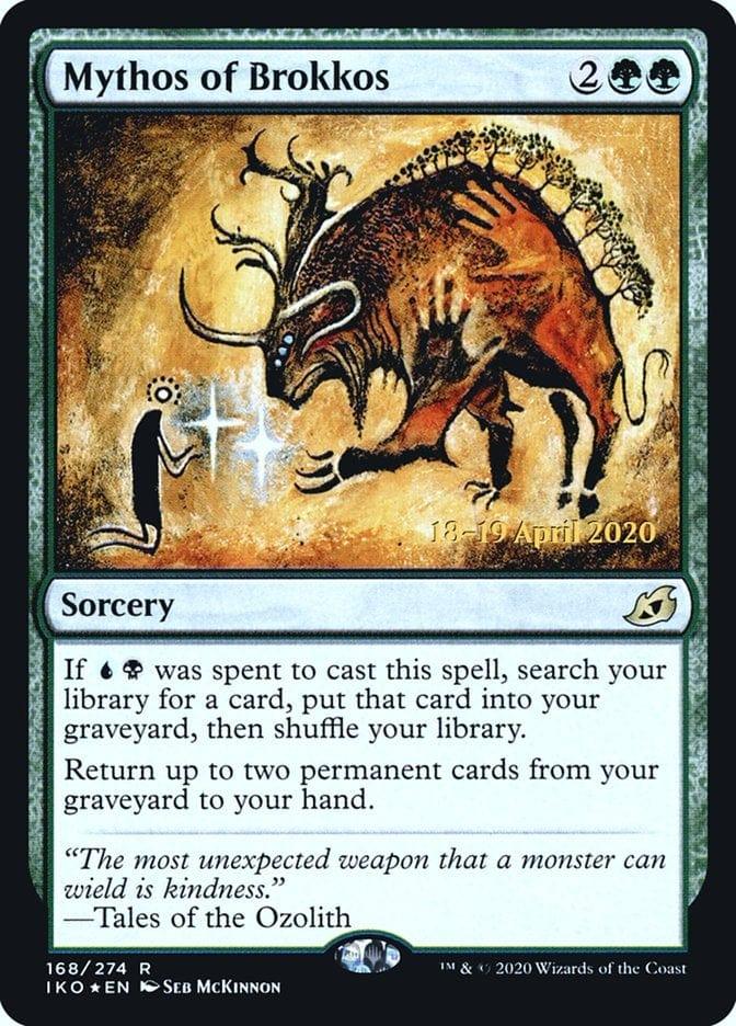 Magic: The Gathering MTG Single Mythos of Brokkos  [Ikoria: Lair of Behemoths Prerelease Promos]