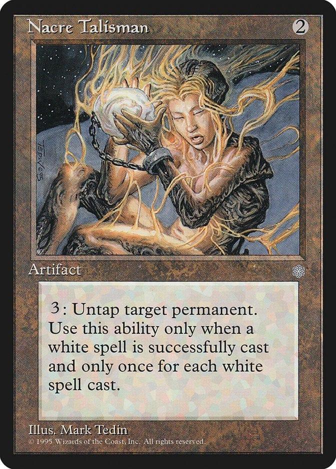 Magic: The Gathering MTG Single Nacre Talisman [Ice Age]