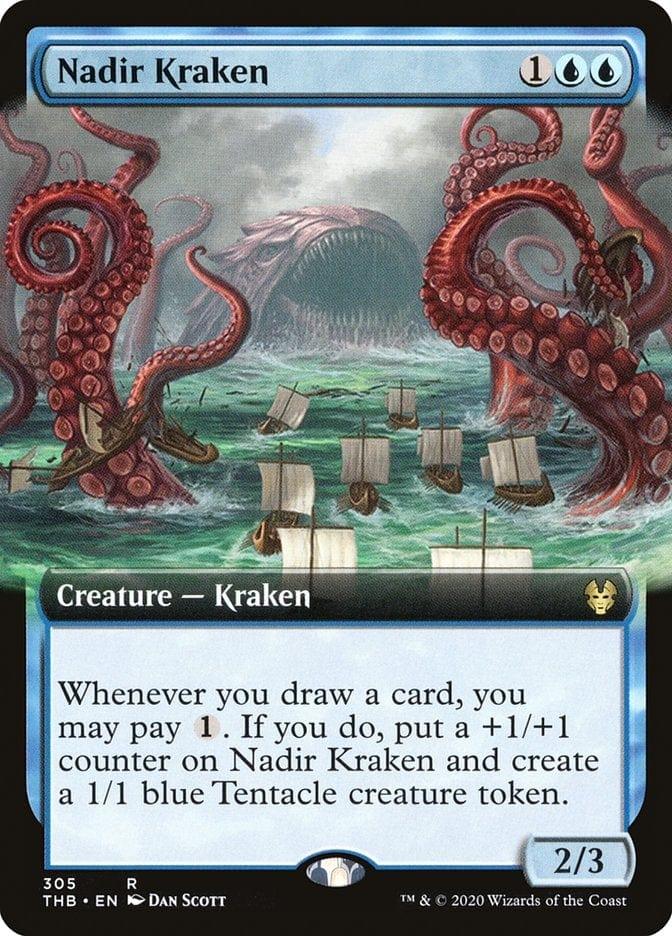 Magic: The Gathering MTG Single Nadir Kraken (Extended) [Theros Beyond Death]