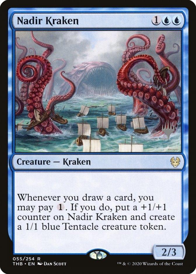 Magic: The Gathering MTG Single Nadir Kraken (Promo Pack) [Theros Beyond Death Promos]