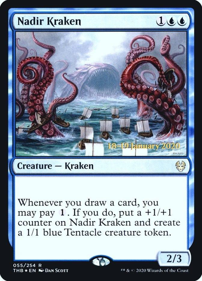 Magic: The Gathering MTG Single Nadir Kraken [Theros Beyond Death Prerelease Promos]