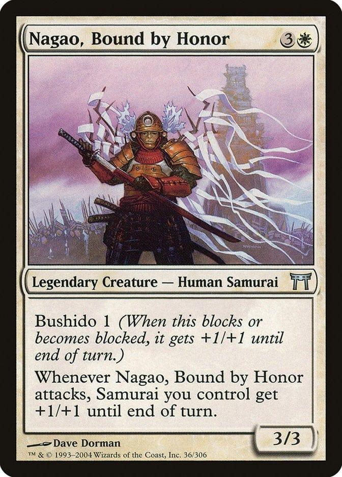 Magic: The Gathering MTG Single Nagao, Bound by Honor [Champions of Kamigawa]