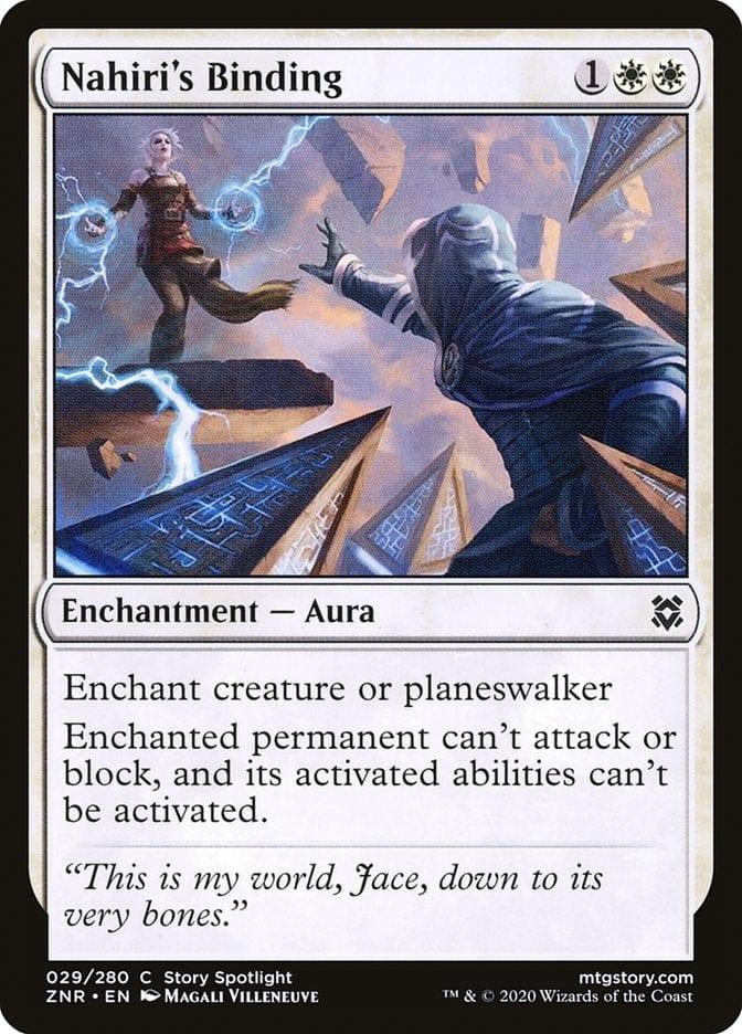 Magic: The Gathering MTG Single Nahiri's Binding [Zendikar Rising]