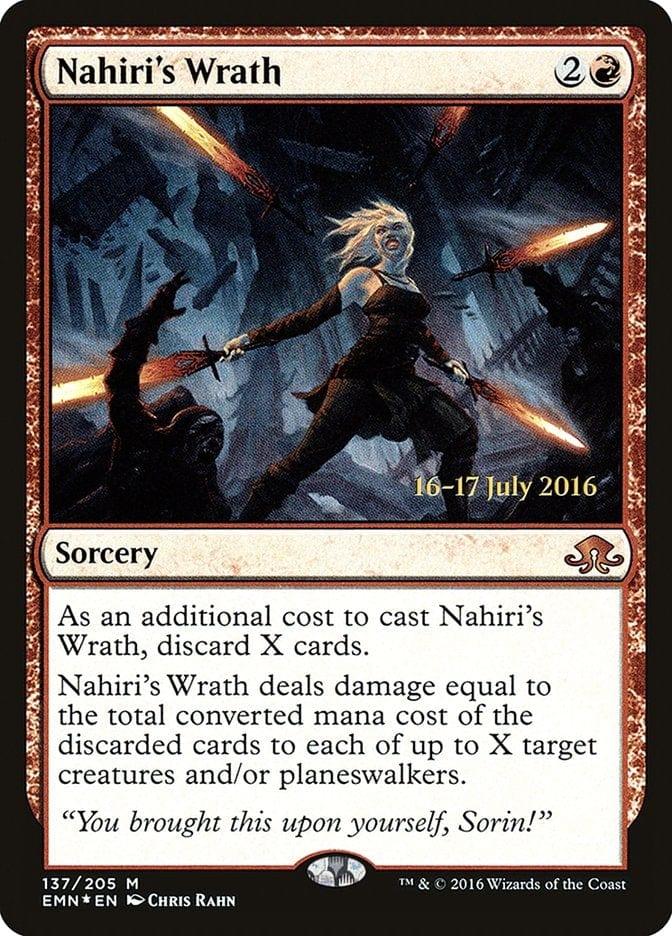 Magic: The Gathering MTG Single Nahiri's Wrath  (Prerelease) [Eldritch Moon Promos]