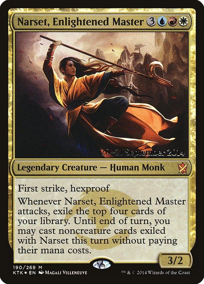 Magic: The Gathering MTG Single Narset, Enlightened Master  [Khans of Tarkir Prerelease Promos]