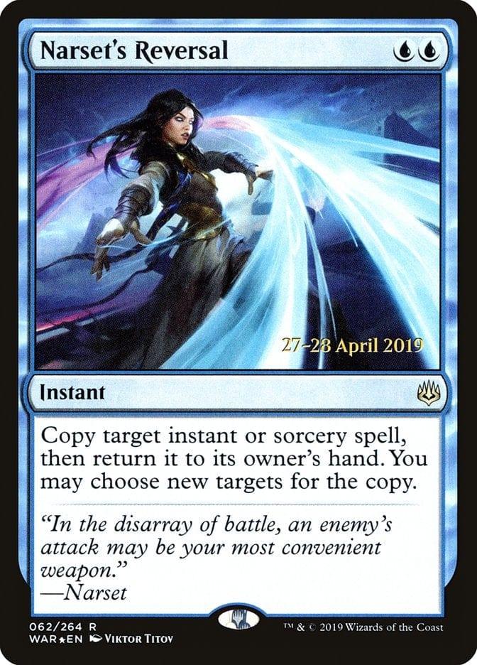 Magic: The Gathering MTG Single Narset's Reversal  [War of the Spark Prerelease Promos]