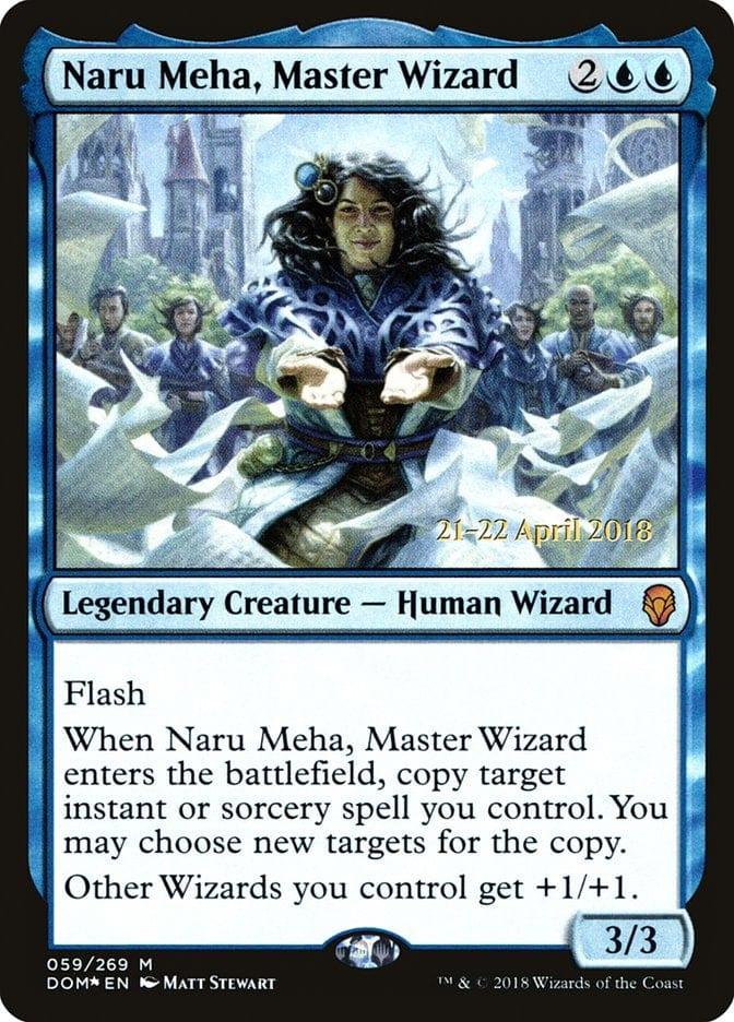 Magic: The Gathering MTG Single Naru Meha, Master Wizard  [Dominaria Prerelease Promos]