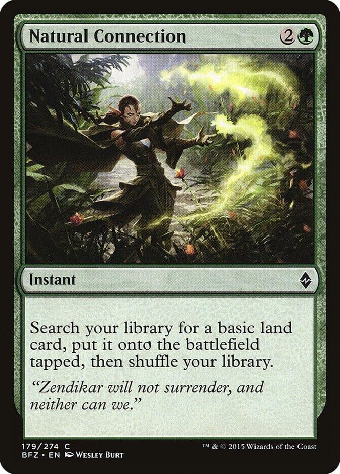 Magic: The Gathering MTG Single Natural Connection [Battle for Zendikar]