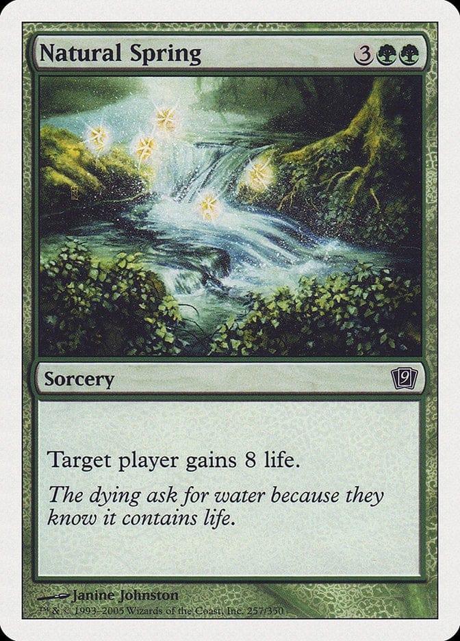 Magic: The Gathering MTG Single Natural Spring [Ninth Edition]
