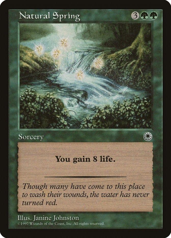 Magic: The Gathering MTG Single Natural Spring [Portal]