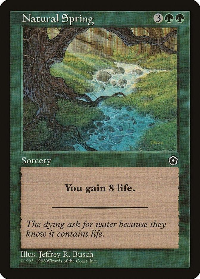 Magic: The Gathering MTG Single Natural Spring [Portal Second Age]