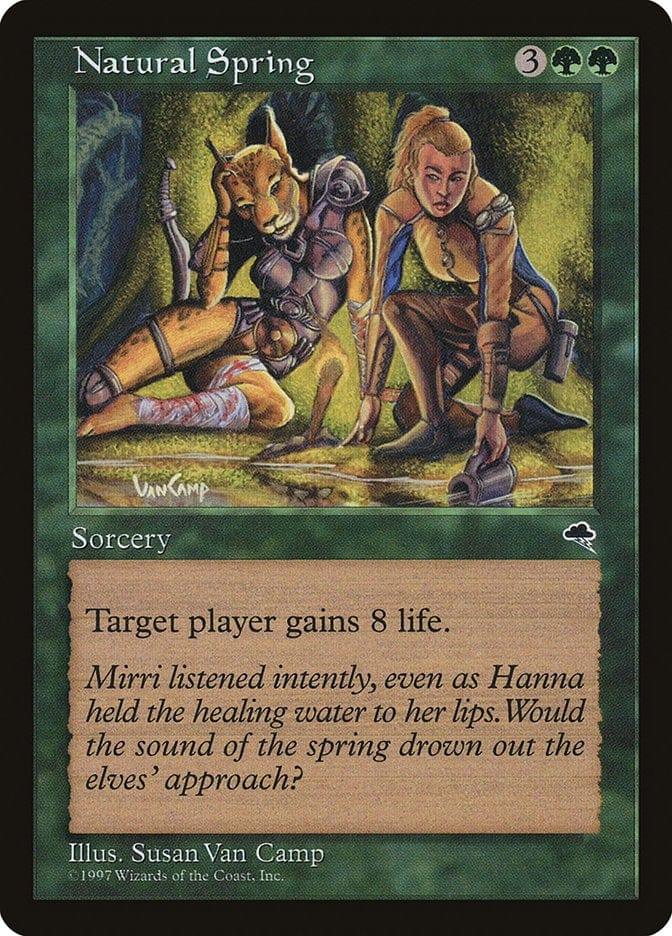Magic: The Gathering MTG Single Natural Spring [Tempest]