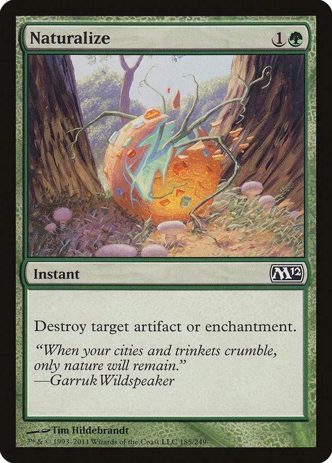 Magic: The Gathering MTG Single Naturalize [Magic 2012]