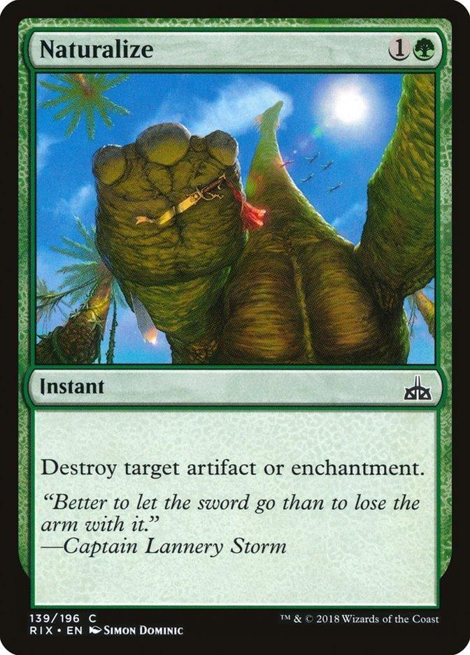 Magic: The Gathering MTG Single Naturalize [Rivals of Ixalan]