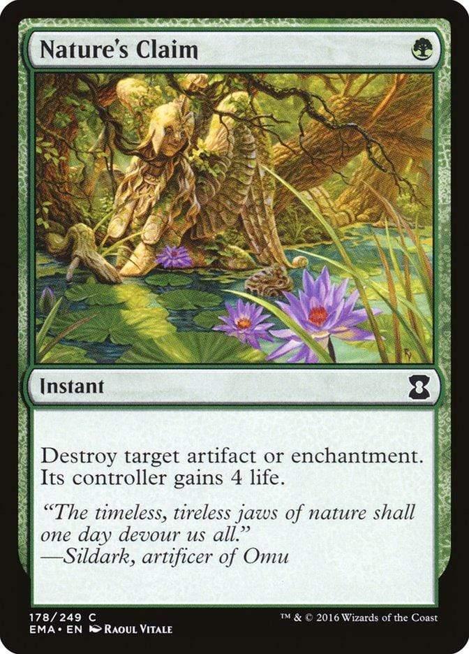 Magic: The Gathering MTG Single Nature's Claim [Eternal Masters]