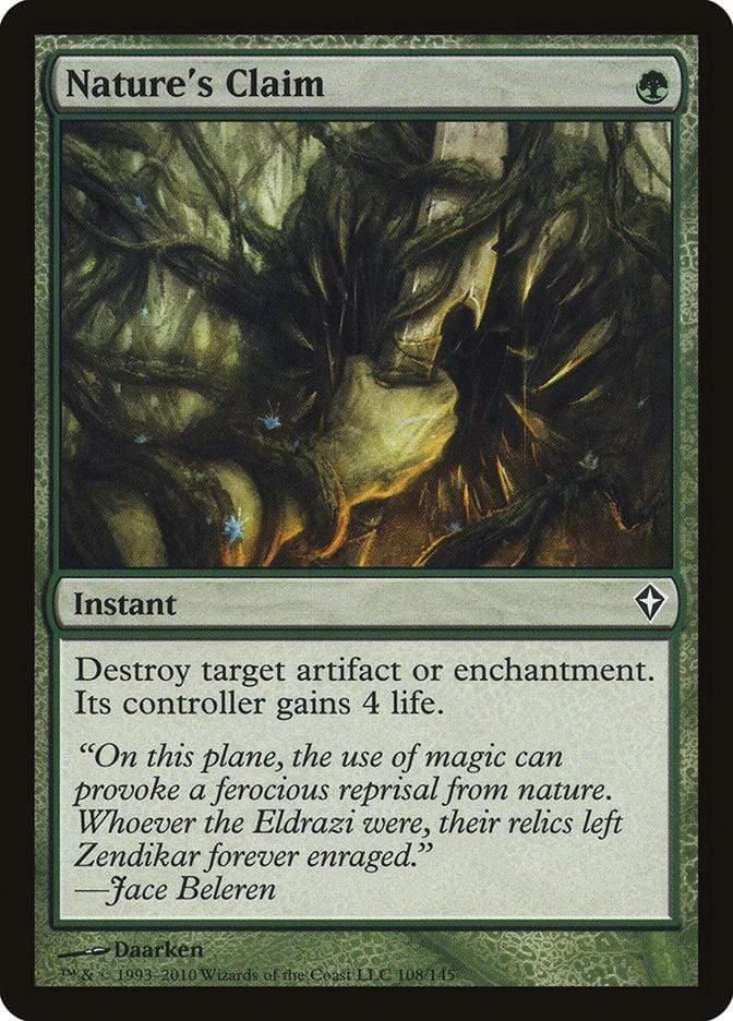 Magic: The Gathering MTG Single Nature's Claim [Worldwake]