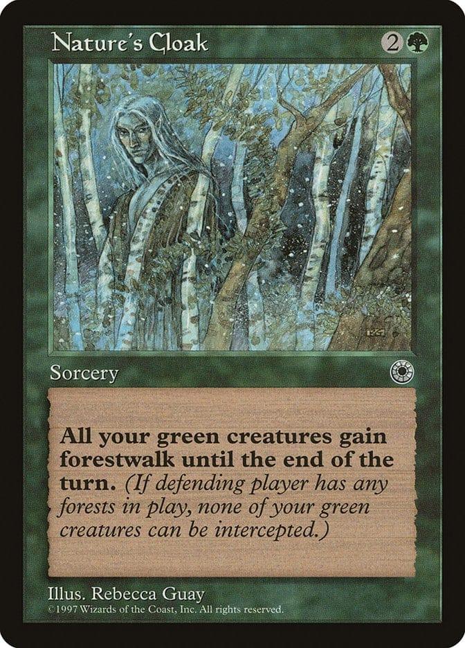 Magic: The Gathering MTG Single Nature's Cloak [Portal]