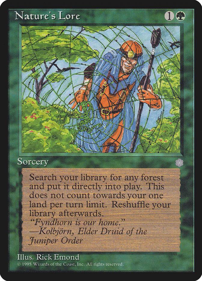 Magic: The Gathering MTG Single Nature's Lore [Ice Age]