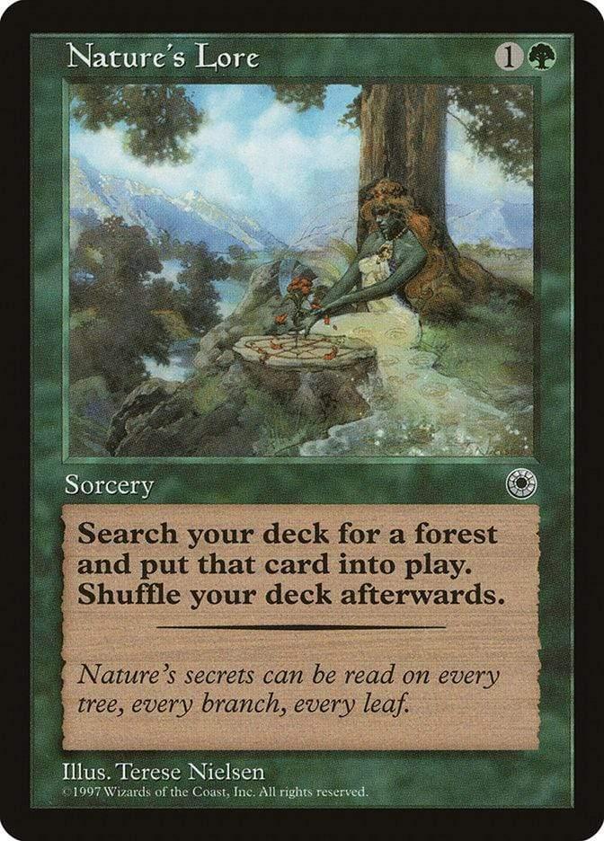 Magic: The Gathering MTG Single Nature's Lore [Portal]