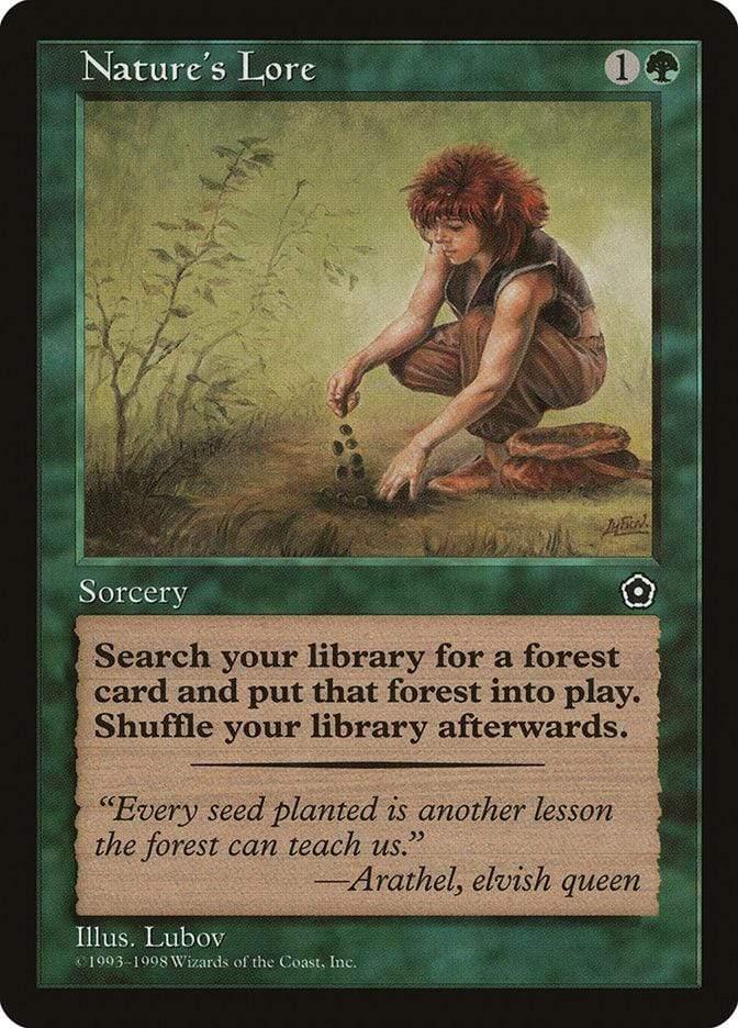 Magic: The Gathering MTG Single Nature's Lore [Portal Second Age]