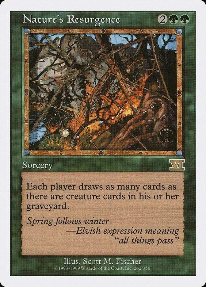 Magic: The Gathering MTG Single Nature's Resurgence [Classic Sixth Edition]