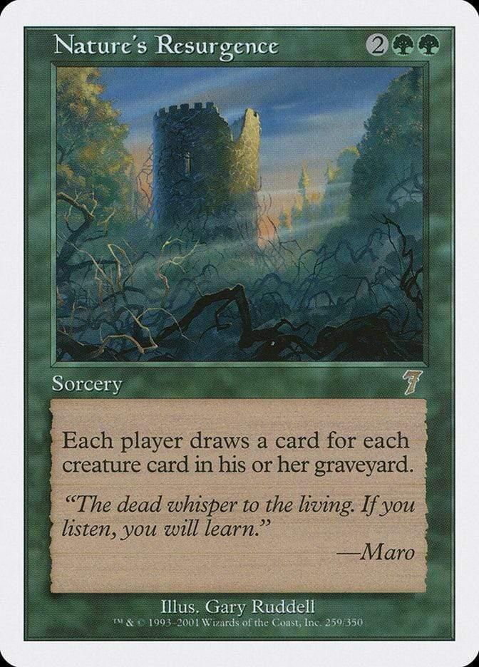Magic: The Gathering MTG Single Nature's Resurgence [Seventh Edition]