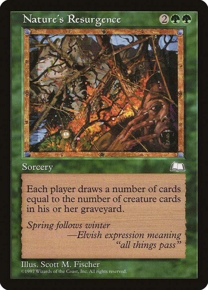 Magic: The Gathering MTG Single Nature's Resurgence [Weatherlight]