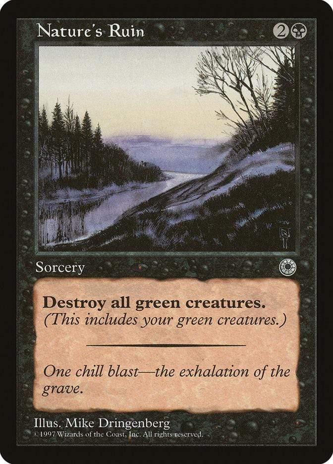 Magic: The Gathering MTG Single Nature's Ruin [Portal]