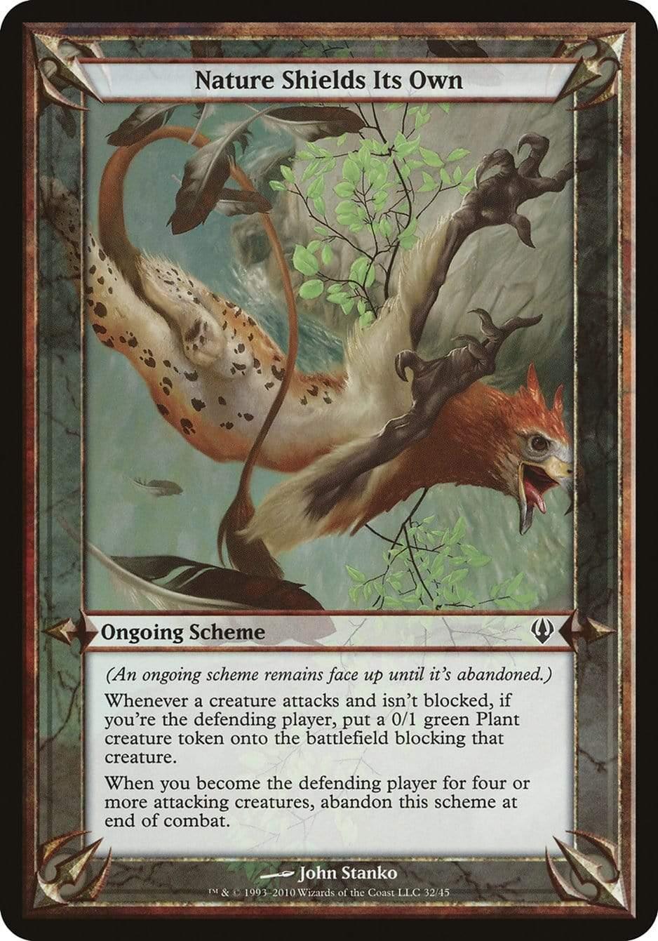 Magic: The Gathering MTG Single Nature Shields Its Own (Schemes) [Archenemy Schemes]