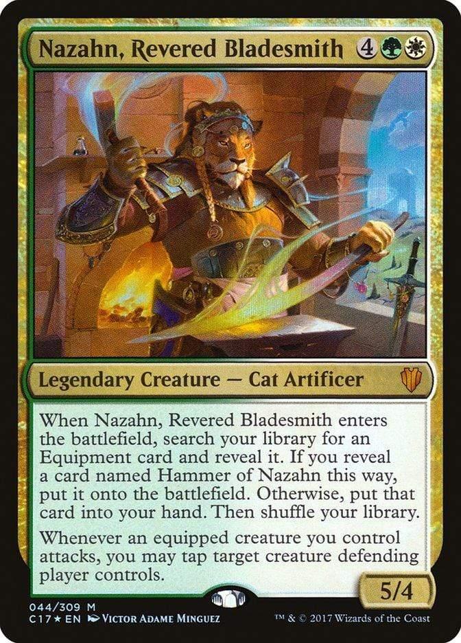 Magic: The Gathering MTG Single Nazahn, Revered Bladesmith [Commander 2017]