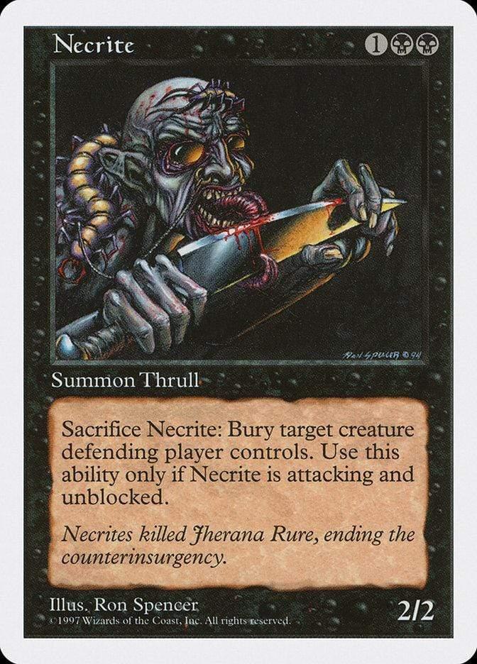 Magic: The Gathering MTG Single Necrite [Fifth Edition]