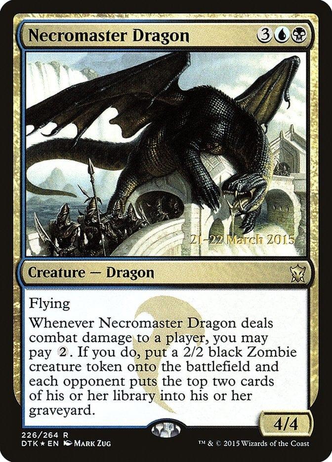 Magic: The Gathering MTG Single Necromaster Dragon  [Dragons of Tarkir Prerelease Promos]