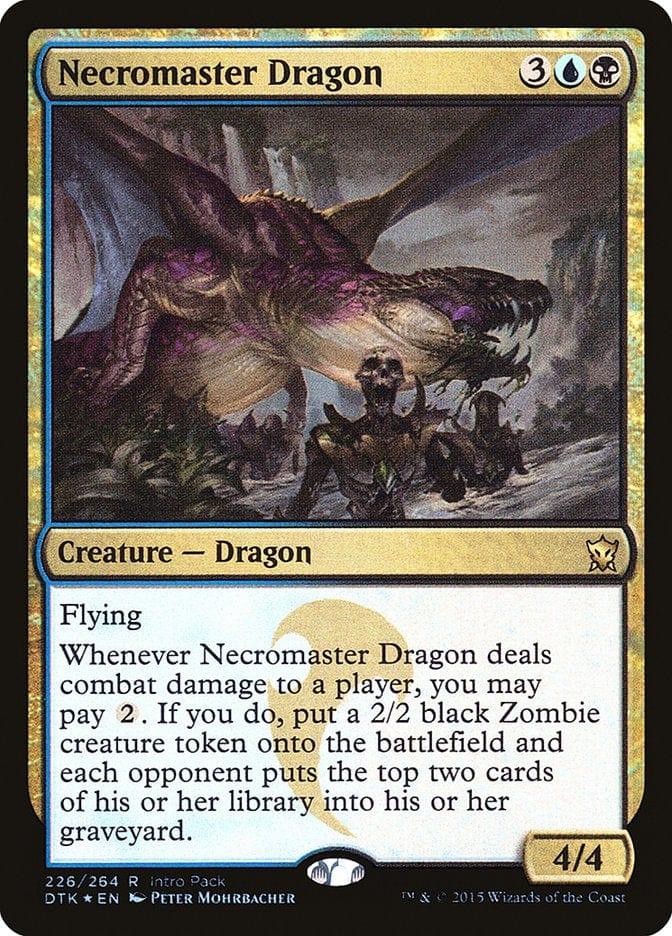 Magic: The Gathering MTG Single Necromaster Dragon (Intro Pack) [Dragons of Tarkir Promos]