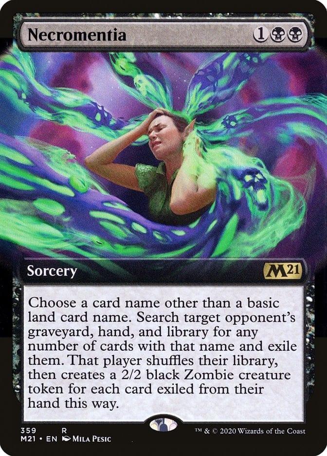 Magic: The Gathering MTG Single Necromentia (Extended) [Core Set 2021]