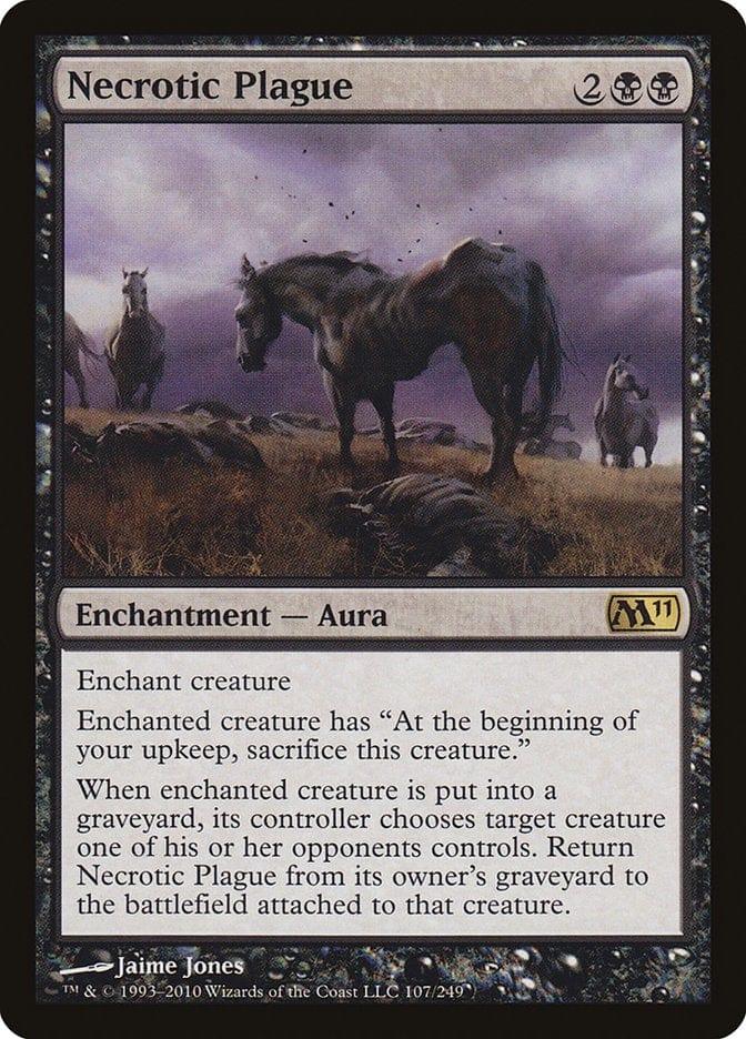 Magic: The Gathering MTG Single Necrotic Plague [Magic 2011]