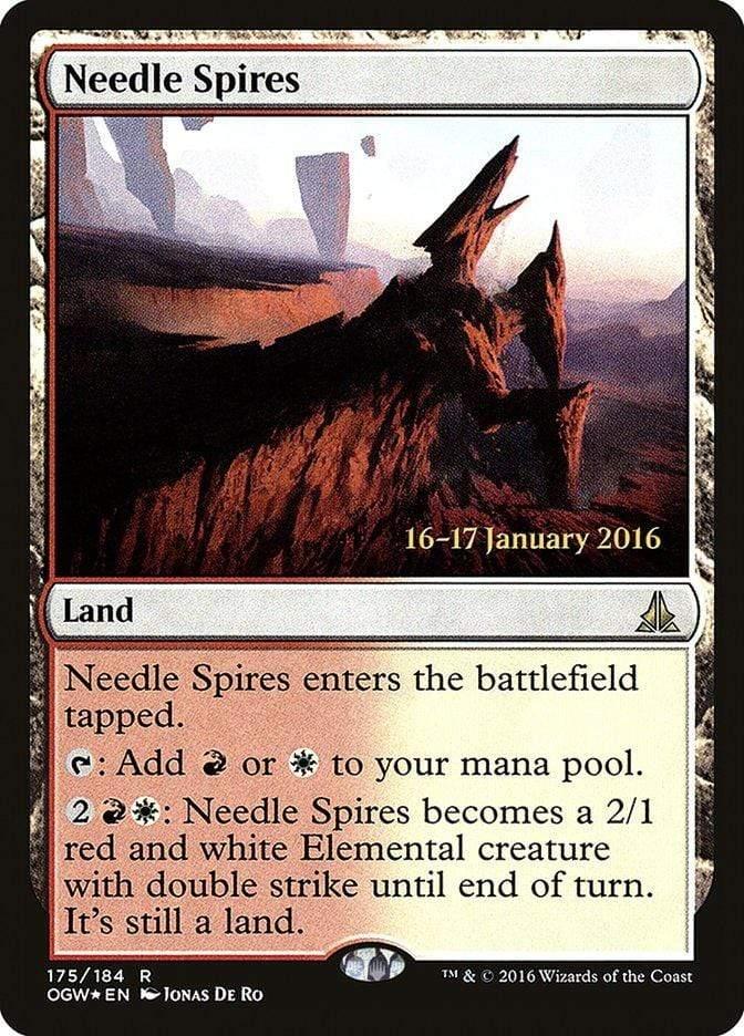 Magic: The Gathering MTG Single Needle Spires [Oath of the Gatewatch Prerelease Promos]